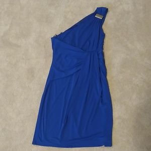 Cobalt blue cocktail dress